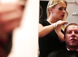 Fuck at hairdresser