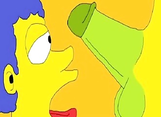 Parodie sexuelle avec Marge Simpson en pipeuse