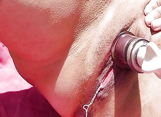 Masturbation outdoor