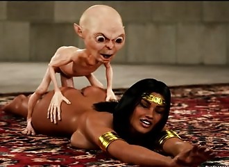 Copulation 3D entre des bombasses et des monstres