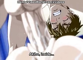 Plan cul manga avec une étudiante chaude